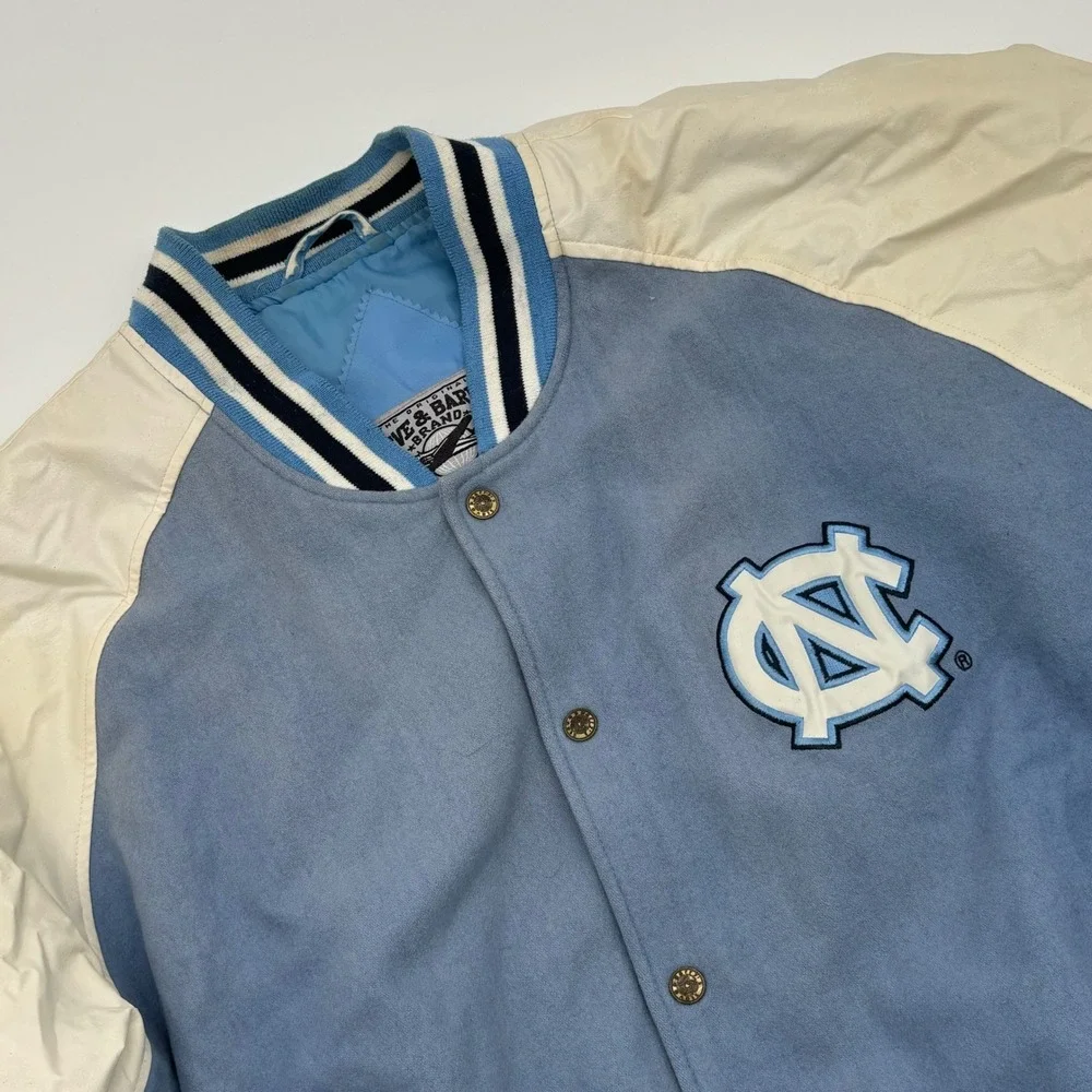 Vintage Steve & Barrys UNC Tar Heels Letterman Varsity Jacket XL University - Picture 1 of 16